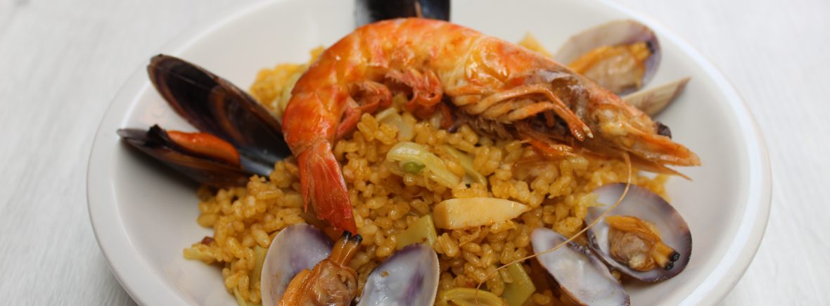 Piatto di pesce bio