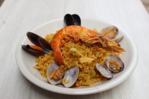 Piatto di pesce bio